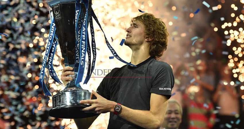 Djokovic fue sorprendido por Zverev que gana el Masters de Londres Djokovic fue sorprendido por Zverev que gana el Masters de Londres