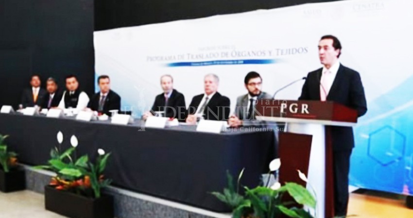 PGR destaca importancia del traslado de órganos para trasplantes PGR destaca importancia del traslado de órganos para trasplantes