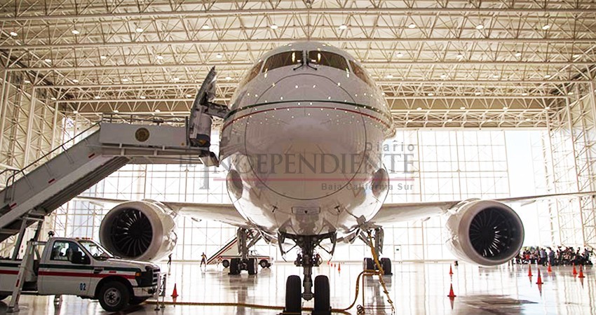 Iniciaron trámites para venta de avión presidencial; hoy llega a California Iniciaron trámites para venta de avión presidencial; hoy llega a California