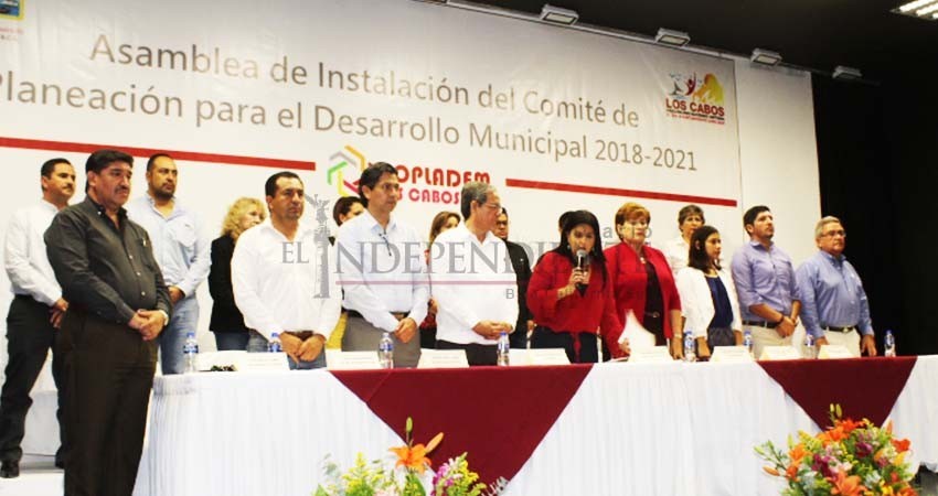 Para integrar el PDM, sociedad organizada trabajará de la mano con Copladem Los Cabos Para integrar el PDM, sociedad organizada trabajará de la mano con Copladem Los Cabos