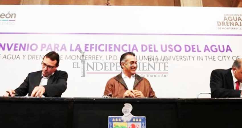 NL y Universidad de Columbia, por un uso más eficaz del agua NL y Universidad de Columbia, por un uso más eficaz del agua