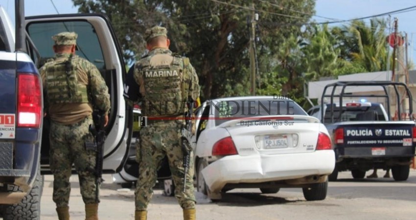 Se desata persecución entre Marinos y sospechosos en Los Cabos Se desata persecución entre Marinos y sospechosos en Los Cabos