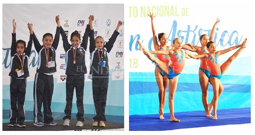 Regresaron con medallas ondinas sudcalifornianas Regresaron con medallas ondinas sudcalifornianas