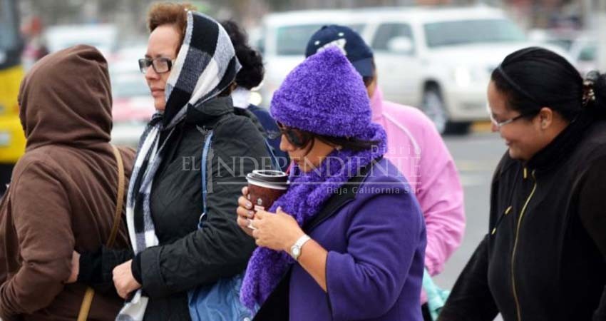 Continuarán bajas temperaturas en BCS: Protección Civil
