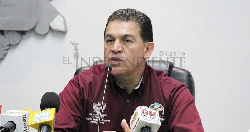 Se denuncian 3 robos diarios en La Paz: Rubén Muñoz Se denuncian 3 robos diarios en La Paz: Rubén Muñoz