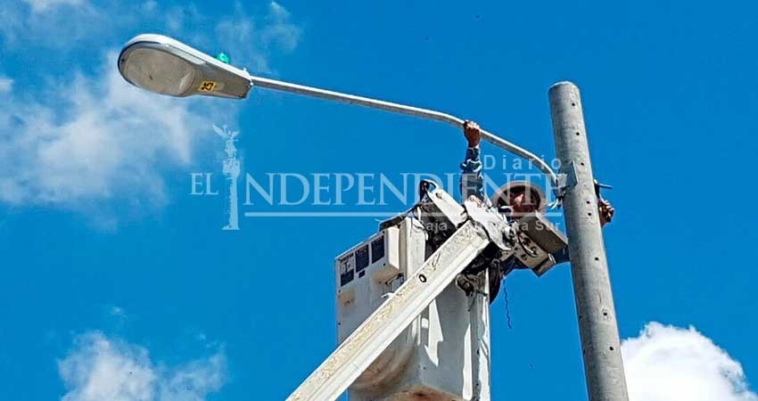 Se compromete Rubén Muñoz arreglar en 6 meses alumbrado de La Paz Se compromete Rubén Muñoz arreglar en 6 meses alumbrado de La Paz