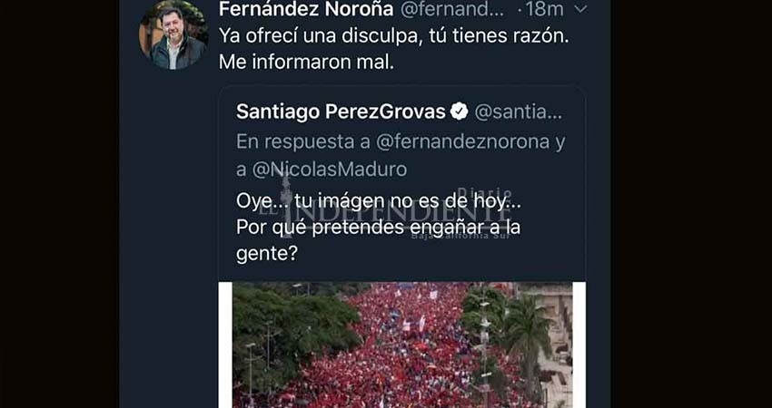 Apoyo de Fernández Noroña a Nicolás Maduro estalla en redes Apoyo de Fernández Noroña a Nicolás Maduro estalla en redes