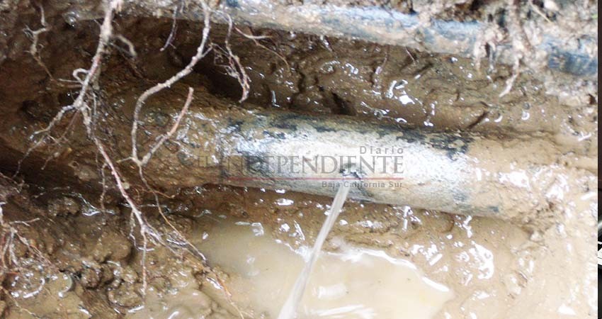 Fugas de agua por arriba del 40% en BCS: CEA Fugas de agua por arriba del 40% en BCS: CEA