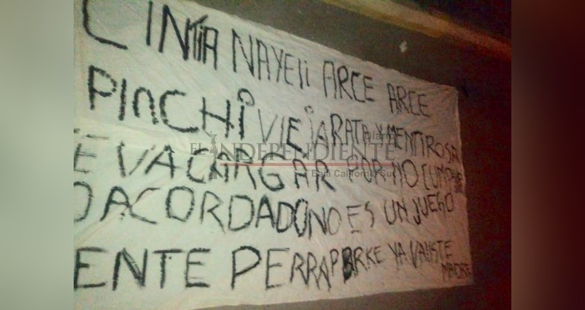 Amenazan a una mujer de La Paz mediante una manta Amenazan a una mujer de La Paz mediante una manta