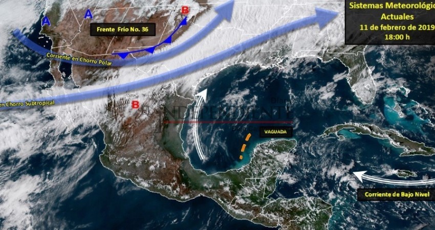 Recorre Frente Frío 36 el norte del país; prevalecerá ambiente gélido durante la mañana y noche