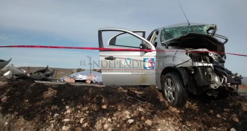2 muertos en la Transpeninsular Vizcaíno - Santa Rosalía tras impacto automovilístico 2 muertos en la Transpeninsular Vizcaíno - Santa Rosalía tras impacto automovilístico