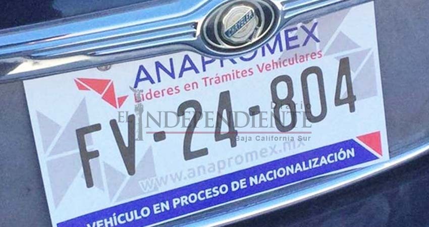 Detectan a falsificadores de “placas” Anapromex en BCS Detectan a falsificadores de “placas” Anapromex en BCS