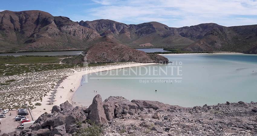 Ambulantes de playa Balandra son reinstalados fuera del área Ambulantes de playa Balandra son reinstalados fuera del área