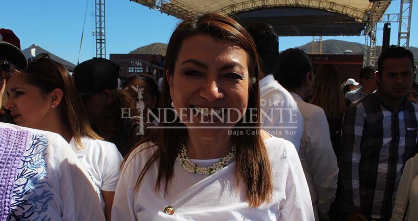 Más que institucional, visita de AMLO pareció acto partidista: Senadora Saldaña Más que institucional, visita de AMLO pareció acto partidista: Senadora Saldaña