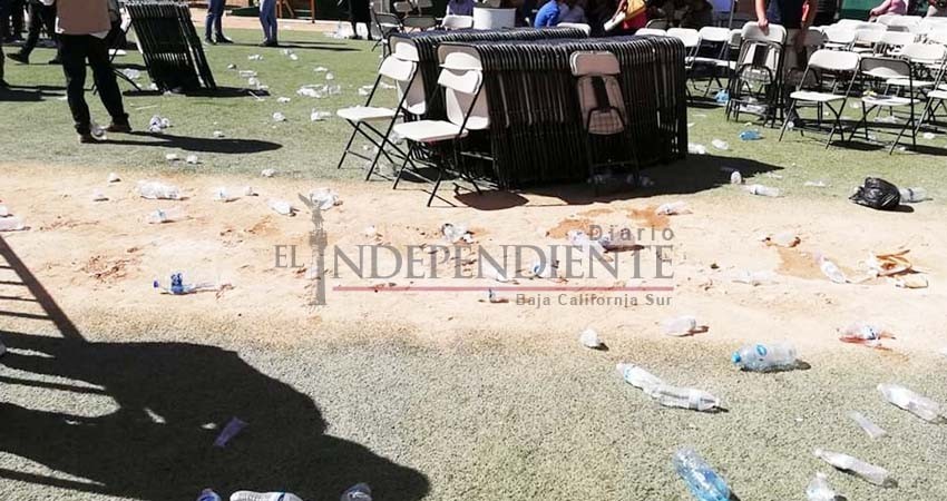 Al menos 5 toneladas de basura fueron recolectadas tras evento de AMLO en CSL Al menos 5 toneladas de basura fueron recolectadas tras evento de AMLO en CSL