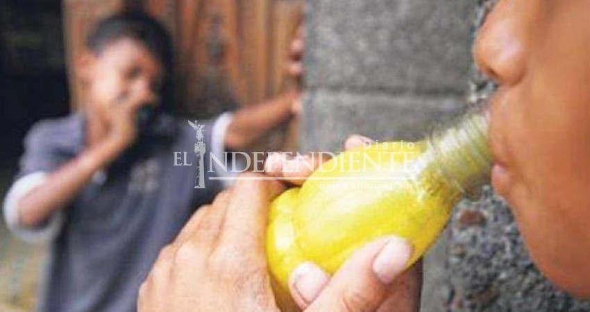 Reportan entre consumidores de drogas a niños de 8 años de edad en La Paz