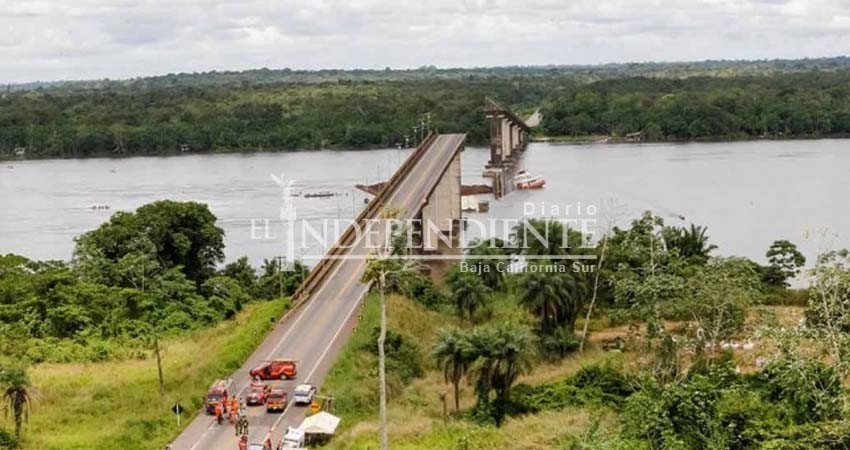 Se derrumba puente en Brasil; hay varios desaparecidos Se derrumba puente en Brasil; hay varios desaparecidos