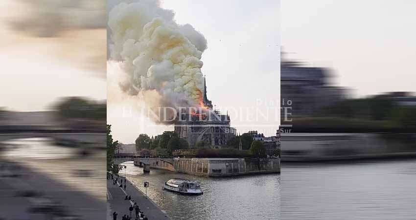 Impactantes imágenes del incendio en la Catedral de Notre Dame Impactantes imágenes del incendio en la Catedral de Notre Dame