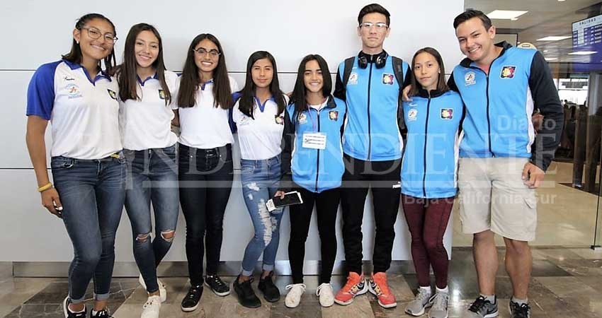 Llegan atletas sudcalifornianos a Chihuahua Llegan atletas sudcalifornianos a Chihuahua