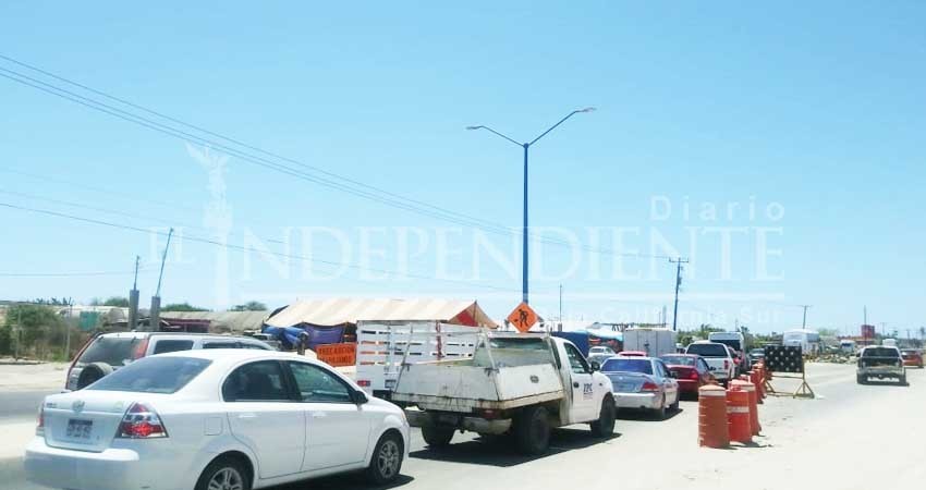 Obras del puente en el vado de Santa Rosa siguen provocando caos vial y demoras Obras del puente en el vado de Santa Rosa siguen provocando caos vial y demoras
