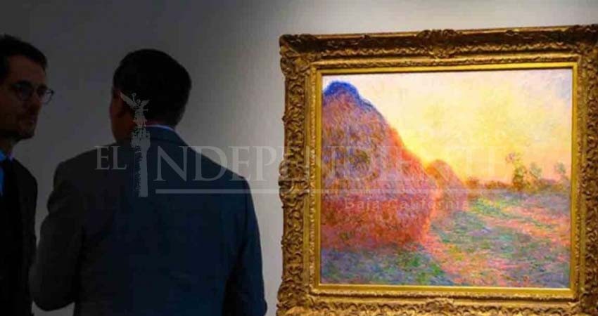 Cuadro de Monet se vende por 110,7 mdd en Nueva York Cuadro de Monet se vende por 110,7 mdd en Nueva York