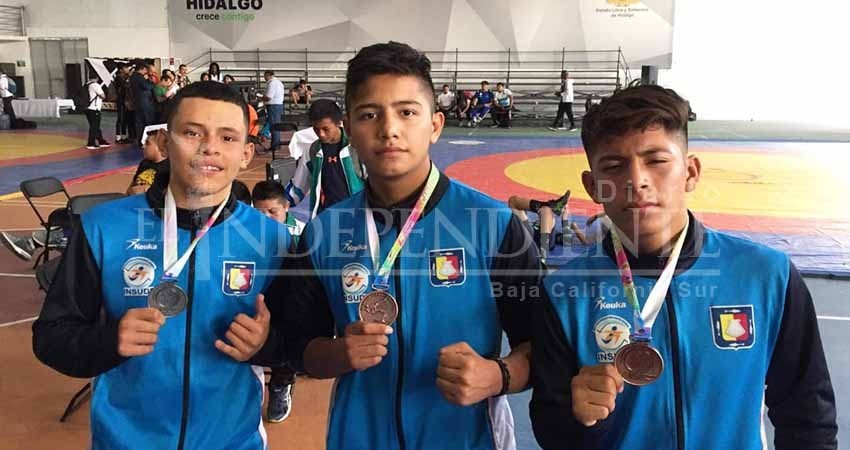 Caen las primeras medallas en Nacional de Luchas