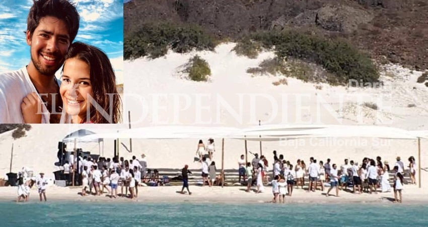 Acusan a Federico Heller y Federica Pelayo de daño ecológico a Balandra tras realizar su boda Acusan a Federico Heller y Federica Pelayo de daño ecológico a Balandra tras realizar su boda