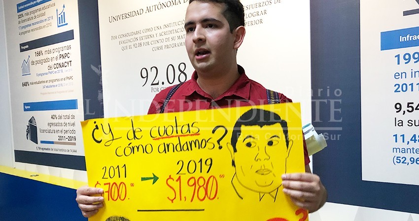 No permitieron manifestaciones en toma de protesta del “nuevo” rector de UABCS No permitieron manifestaciones en toma de protesta del “nuevo” rector de UABCS