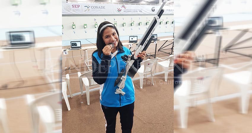Paulina Lomas subcampeona nacional de tiro Paulina Lomas subcampeona nacional de tiro