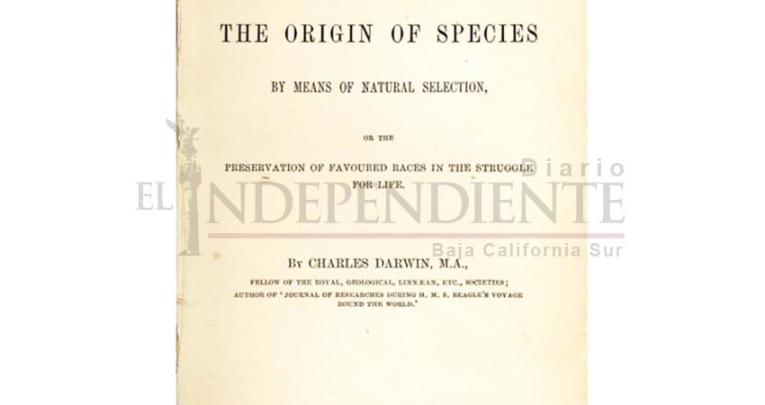 A subasta, una primera edición del clásico de Darwin