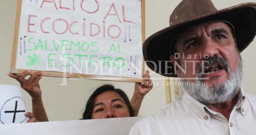 Nada que celebrar en Los Cabos con el ecocidio en el Estero, protestan ciudadanos Nada que celebrar en Los Cabos con el ecocidio en el Estero, protestan ciudadanos