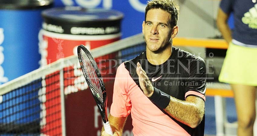 Juan Martin Del Potro viene por la revancha al Abierto de Tenis Los Cabos Juan Martin Del Potro viene por la revancha al Abierto de Tenis Los Cabos