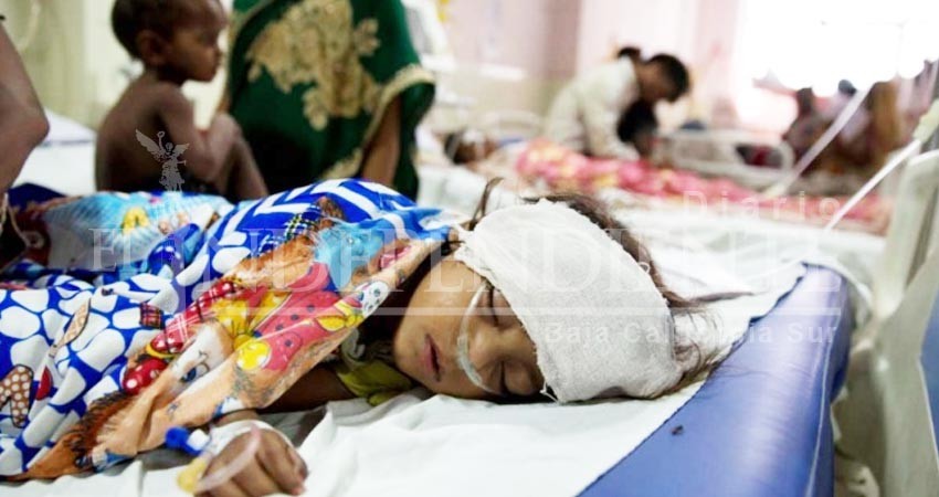 Suman casi 100 niños muertos por brote de encefalitis en India