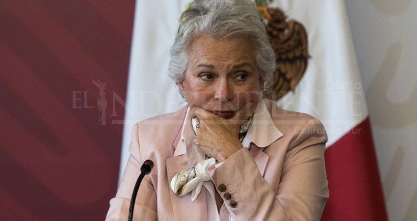 Rechaza Sánchez Cordero división en gabinete por tema migratorio Rechaza Sánchez Cordero división en gabinete por tema migratorio