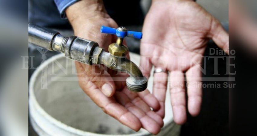 60 colonias de La Paz se vieron afectadas por desabasto de agua
