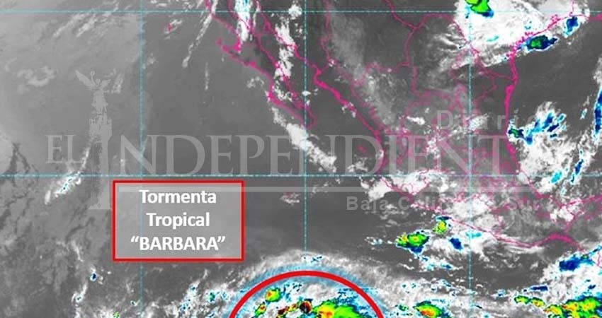 Tormenta “Bárbara” no representa riesgo para Los Cabos: PC Tormenta “Bárbara” no representa riesgo para Los Cabos: PC