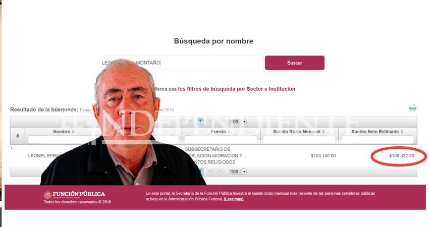 Niega Leonel Cota percibir un sueldo mayor al del Presidente de la Republica Niega Leonel Cota percibir un sueldo mayor al del Presidente de la Republica