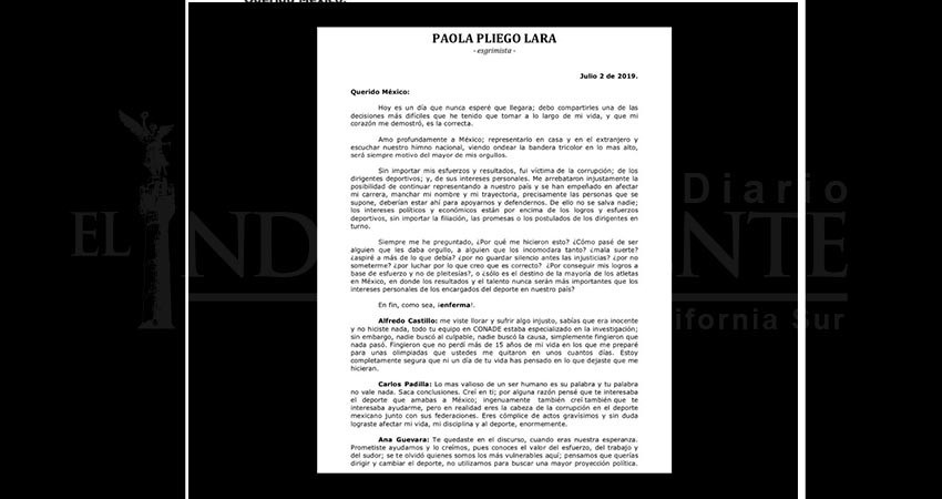 Esgrimista Paola Pliego competirá por Uzbekistán Esgrimista Paola Pliego competirá por Uzbekistán
