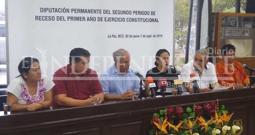 Acusa Morena "retroceso" tras fractura del Congreso BCS Acusa Morena "retroceso" tras fractura del Congreso BCS