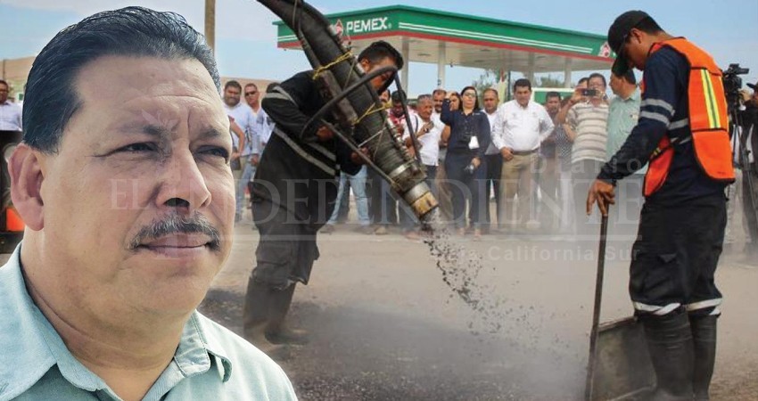 “Nuevo bacheo resistirá las lluvias”, garantiza Servicios Públicos de La Paz “Nuevo bacheo resistirá las lluvias”, garantiza Servicios Públicos de La Paz