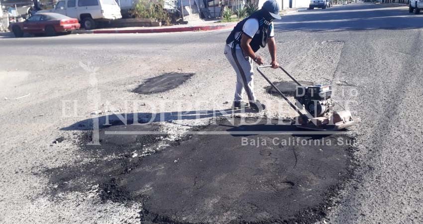Donó Pemex a La Paz 400 toneladas de asfalto para bachear