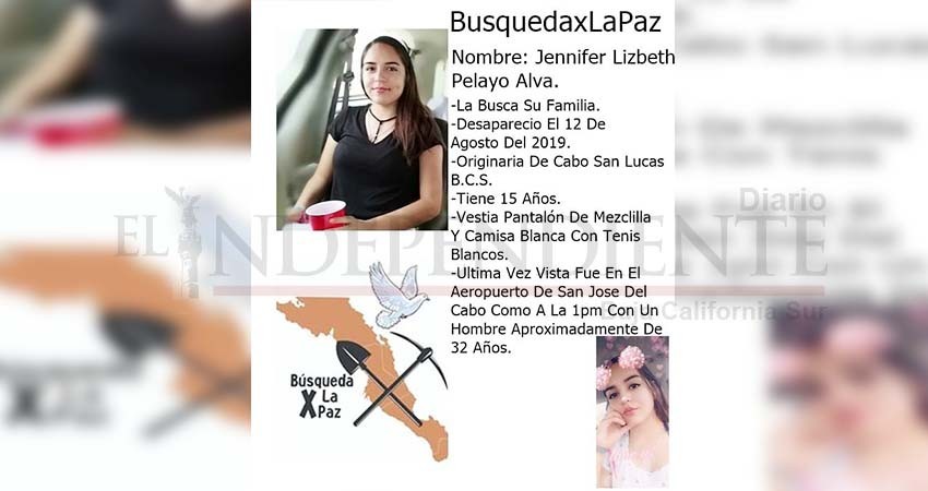 Adolescente de 15 años suman a la lista de personas desaparecidas en Los Cabos Adolescente de 15 años suman a la lista de personas desaparecidas en Los Cabos
