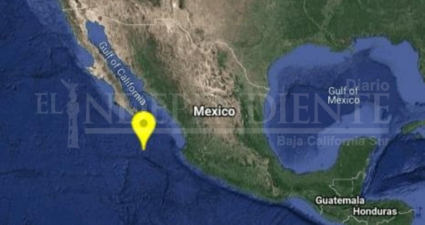 Se registra sismo al sureste de Los Cabos Se registra sismo al sureste de Los Cabos