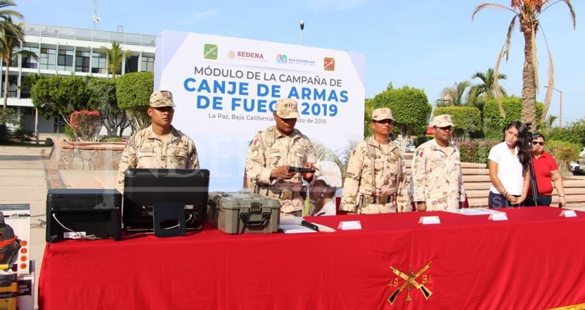 Arranca programa de canje de armas de fuego en BCS Arranca programa de canje de armas de fuego en BCS