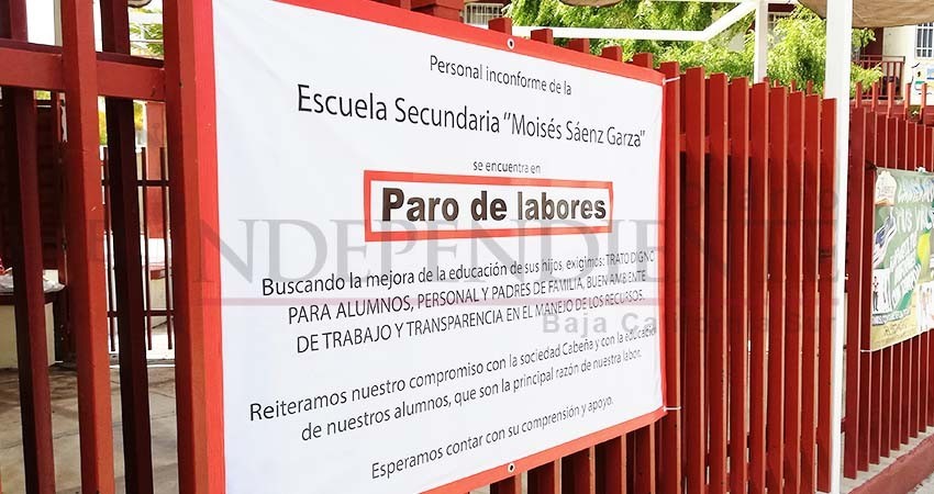 Con problemas inicia Ciclo Escolar 2019-2020 en Los cabos; piden destitución de directiva en Secundaria de CSL