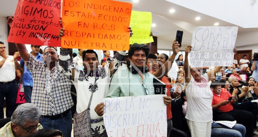 Gobernador Mendoza no ha publicado nueva Ley de Derechos Indígenas para BCS