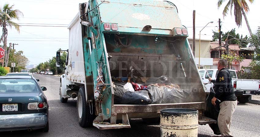 Recolección de basura de La Paz cambiará rutas y horarios Recolección de basura de La Paz cambiará rutas y horarios