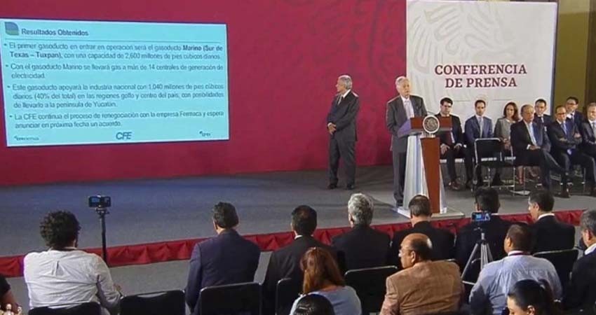 Ahorrará CFE 4.5 mmdd con acuerdo sobre gasoductos Ahorrará CFE 4.5 mmdd con acuerdo sobre gasoductos