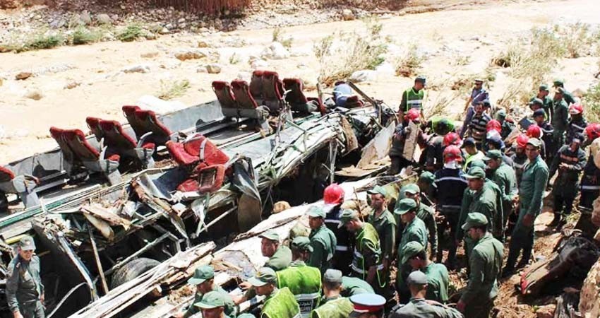 Accidente de autobús deja 17 muertos en Marruecos Accidente de autobús deja 17 muertos en Marruecos