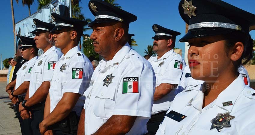 Pendiente homologación de salario para policías municipales de BCS Pendiente homologación de salario para policías municipales de BCS